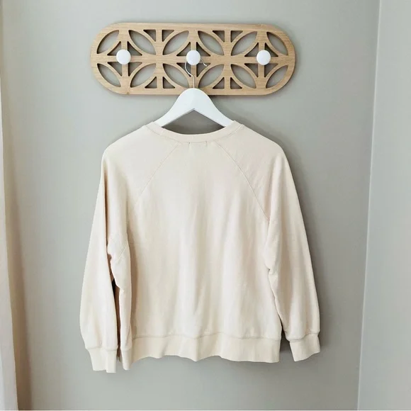 Originality 'Howdy' Pullover Sweatshirt Cream Sz XS - Picture 7 of 9